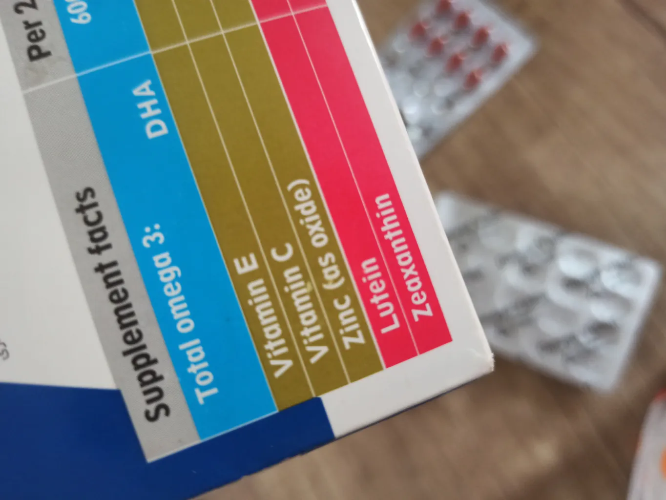 کپسول امگا ویژن بسته 60 عددی