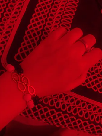 دستبند طرح بینهایت کد BE01 مجموعه 2 عددی