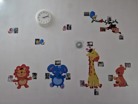 استیکر دیواری ژیوار طرح حیوانات خوشحال