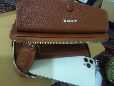 کیف دستی چرم جانتا مدل 496