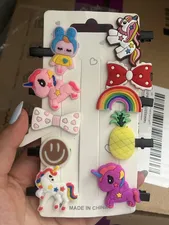 تجریه خرید گیره مو دخترانه مدل یونیکورن بسته 10 عددی