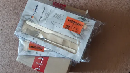 کارد و چنگال مدل UNQ-18/10 بسته 12 عددی