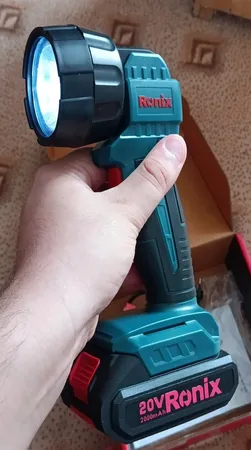 چراغ کار شارژی رونیکس مدل 8630