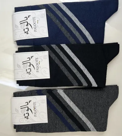 جوراب مردانه پالوته مدل PLT-P7 مجموعه 3 عددی