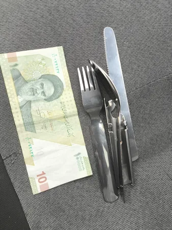 مجموعه قاشق و چنگال سفری غلاف دار