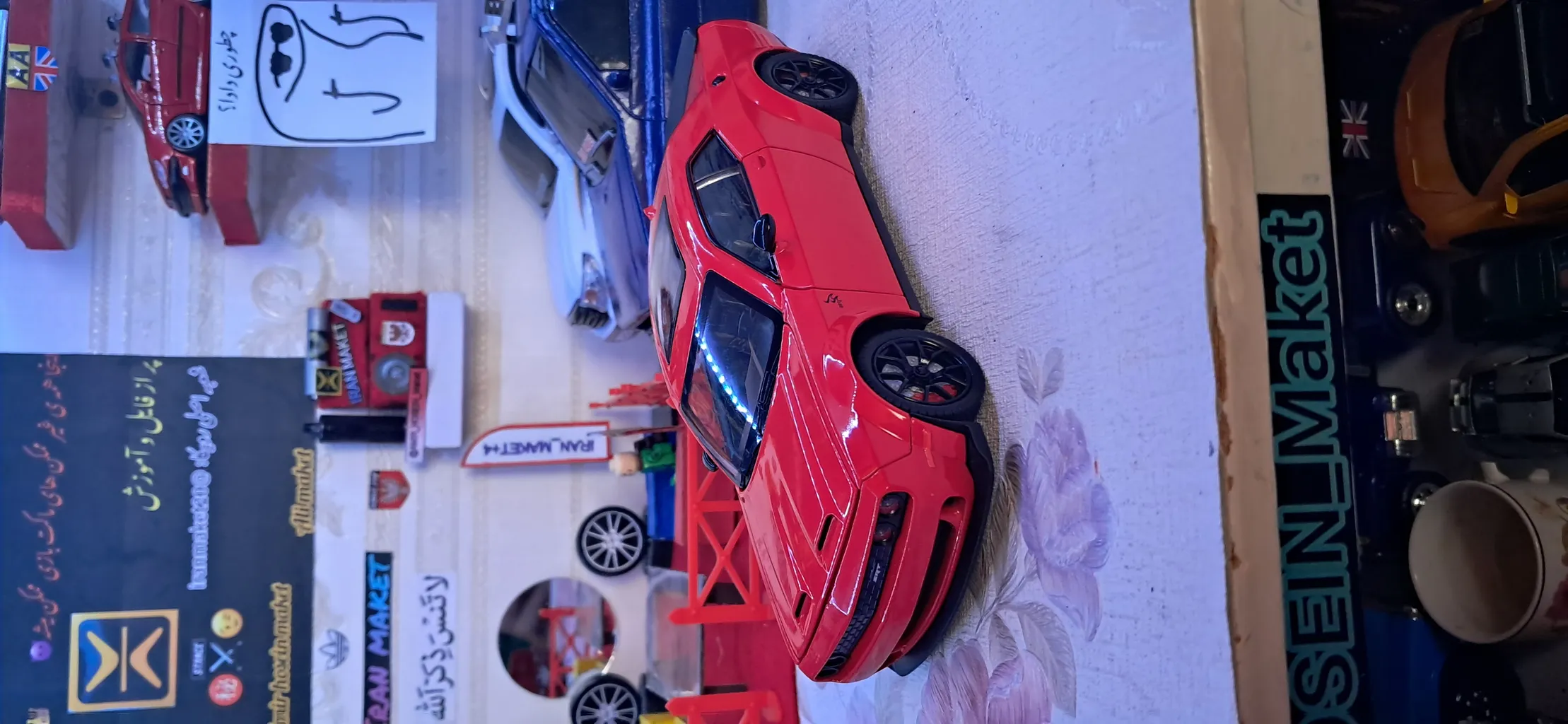 ماکت ماشین ناب سل مدل دوج چلنجر هلکت فلزی کد 1:24 Dodge Challenger Hellcat