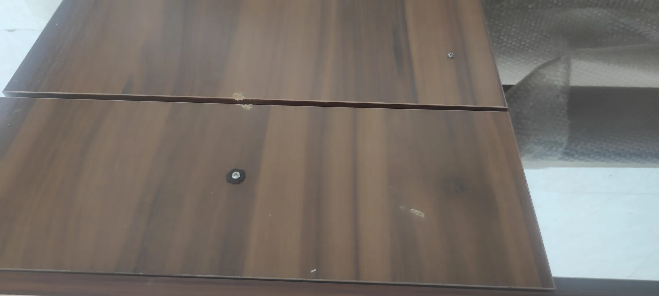 میز اداری فـوفل مدل E104 R140 D رنگ G1