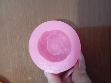 قالب شمع مدل گل پیونی وارمری