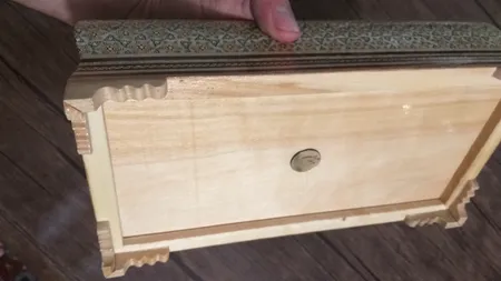 جعبه دستمال کاغذی خاتم کاری هنرلوکس کد p1