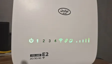 مودم 4G ایرانسل مدل  FD-i40 E2 به همراه 30 گیگابایت اینترنت 1 ماهه