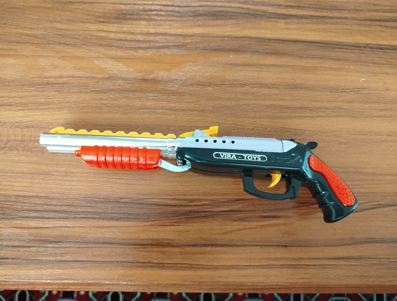 تفنگ بازی مدل دولول بسته 120 عددی