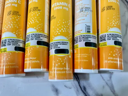 قرص جوشان ویتامین ث -1000 میلی گرم 3 بسته 20 عددی