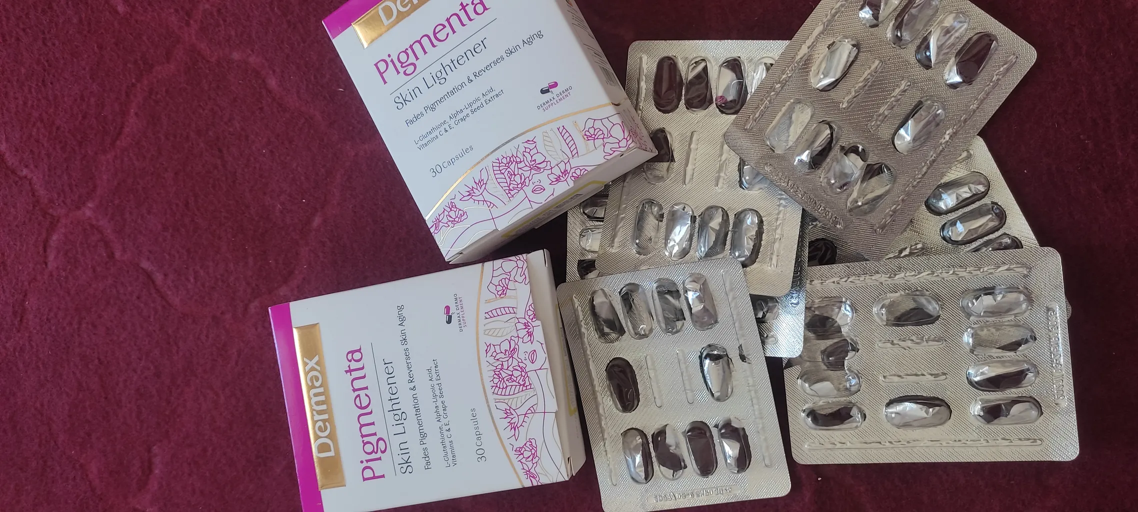 پیگمنتا درمکس روشن کننده پوست بسته 30 عددی