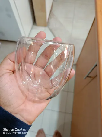 لیوان دوجداره کد250 بسته 2عددی