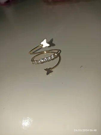 بند انگشتی زنانه ماصرم مدل پروانه کد Ri3038