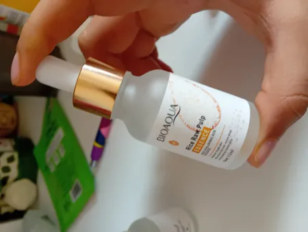 سرم پوست بایو آکوا مدل برنج حجم 15 میلی لیتر مجموعه 2 عددی