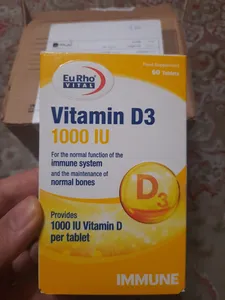 تجریه خرید قرص ویتامین د3 4000 یوروویتال بسته 60 عددی