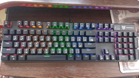 برچسب کیبورد حروف فارسی طرح شفاف