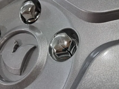 قالپاق چرخ خودرو فابریک پارت مدل 99115 سایز 15 اینچ مناسب برای تارا بسته 4 عددی