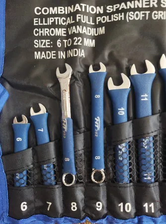 آچار یکسر تخت و یکسر رینگی اچ تی مدل SD120 مجموعه 12 عددی