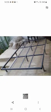 کفی تختخواب یکنفره بزرگ مدل jj120 سایز 120x190 سانتیمتر