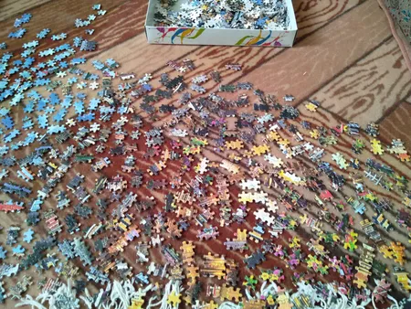 پازل 2000 تکه ایران پازل طرح دوچرخه و طبیعت