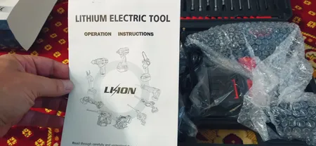 دریل شارژی چکشی باس مدل SK-6050 مجموعه 28 عددی