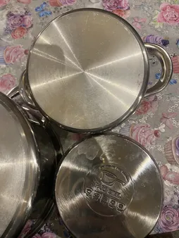 شیر جوش پارس استیل مدل کف سه لایه سایز 14