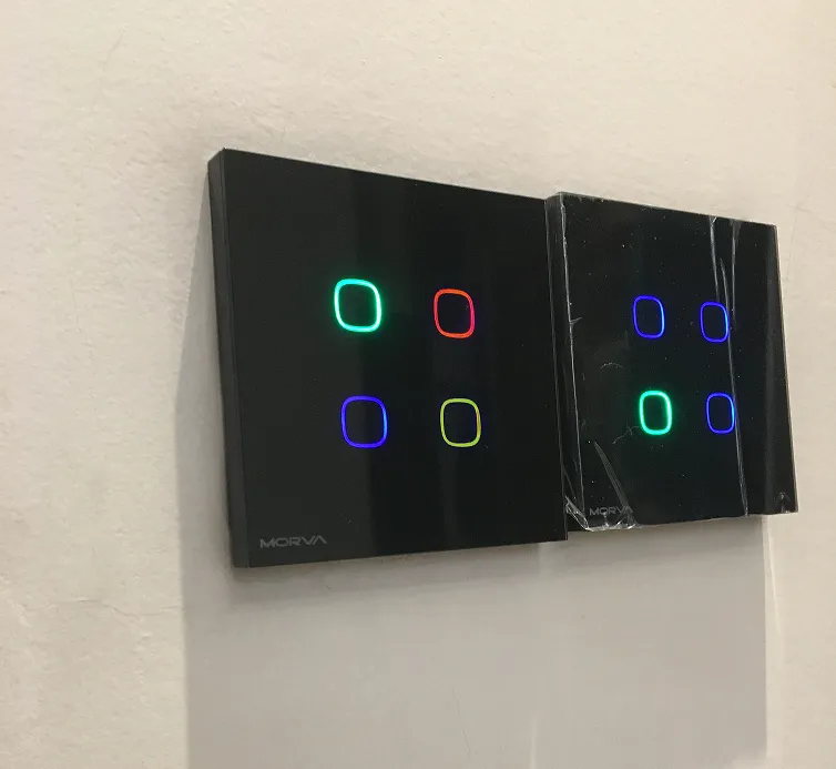 کلید لمسی هوشمند چهار پل مٌروا مدل JS