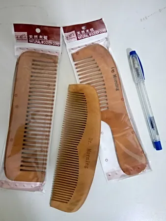 شانه مدل چوبی بسته سه عددی