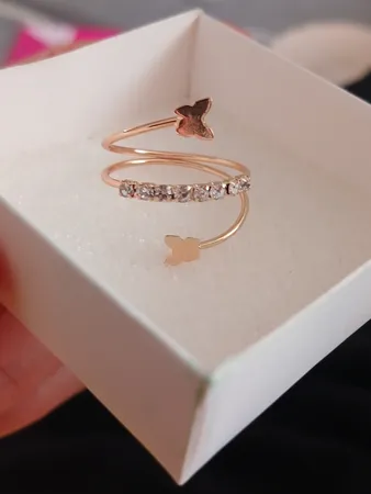 بند انگشتی زنانه ماصرم مدل پروانه کد Ri3038