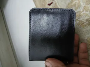 تجریه خرید کیف پول مردانه مدل چرم طبیعی گاوی طرح دار