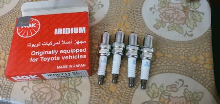شمع خودرو ان جی کی مدل IFR6T-11 93684 پایه کوتاه سوزنی ایریدیوم بسته 4 عددی