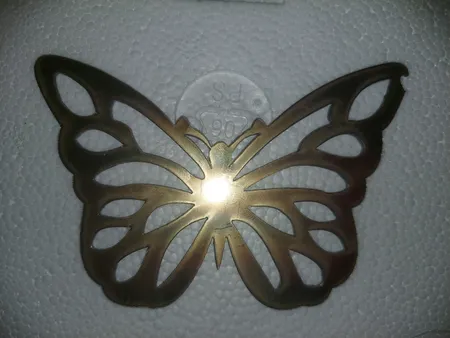 آینه طرح پروانه آرام