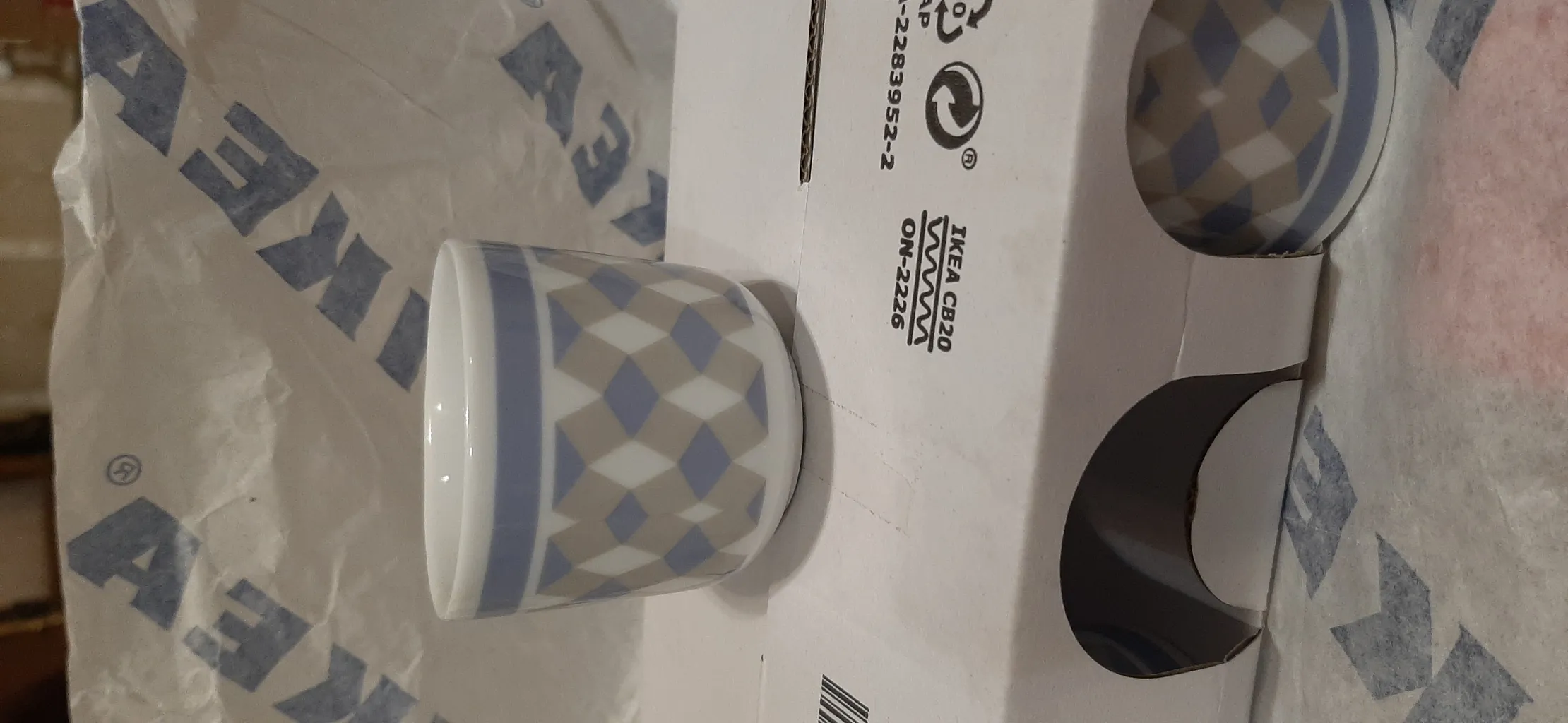 فنجان ایکیا مدل GOKVALLA بسته 6 عددی