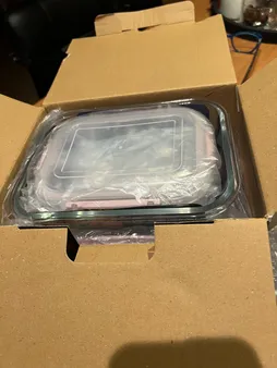 ظرف نگهدارنده شیشه و بلور اصفهان مدل مارینا مجموعه 4 عددی