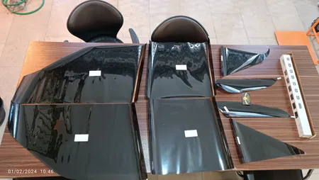 برچسب دودی شیشه خودرو پرشین دودی مدل PE35 مناسب برای پراید مجموعه 8 عددی