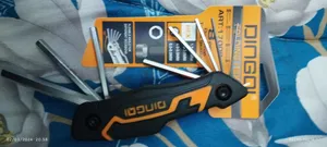 تجریه خرید آچار آلن ستاره ای دینگشی مدل DF500GH مجموعه 8 عددی