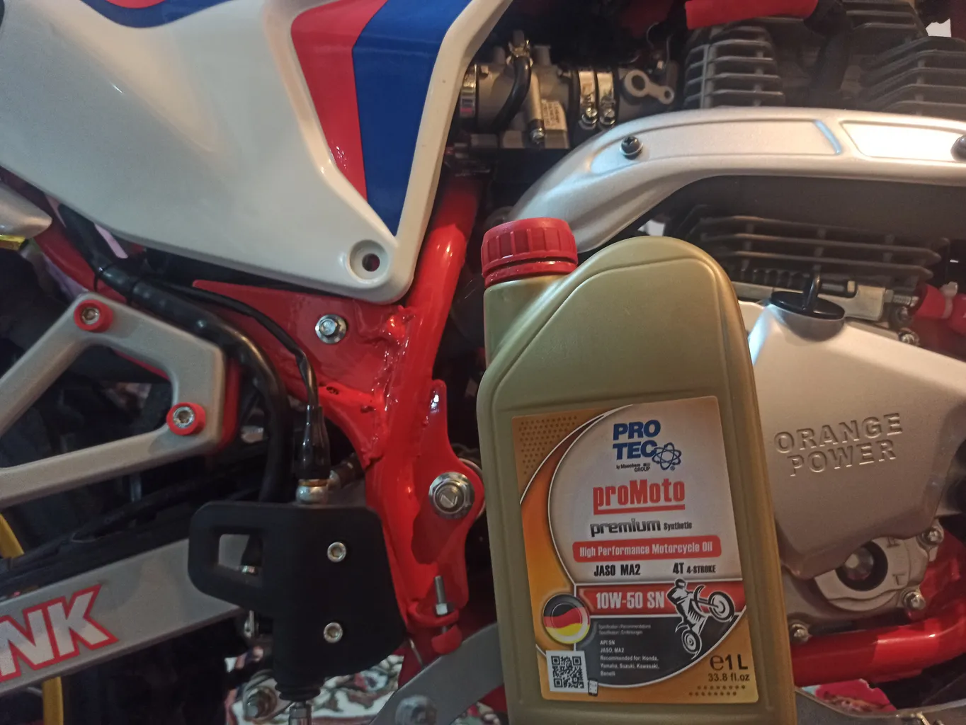 روغن موتور پروتک مدل 10w50 SN حجم 1 لیتر