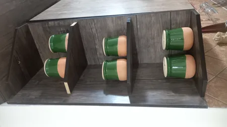 ظرف دیزی سفالی مدل یک نفره بسته 6 عددی