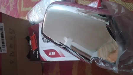 فلاپ آینه بغل خودرو طرح کروم مناسب برای پراید بسته 2 عددی