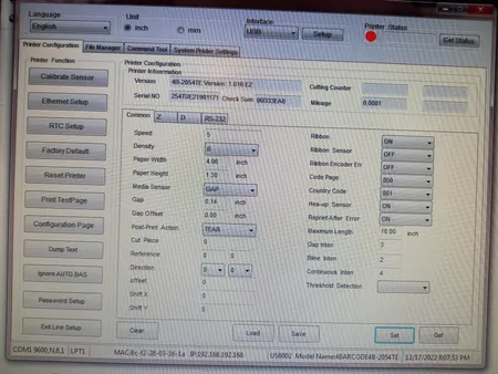پرینتر لیبل زن میوا مدل MBP 4200