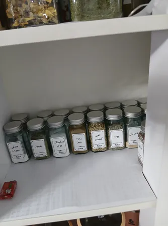 جا ادویه مدل آنتیک S3-18 مجموعه 18 عددی