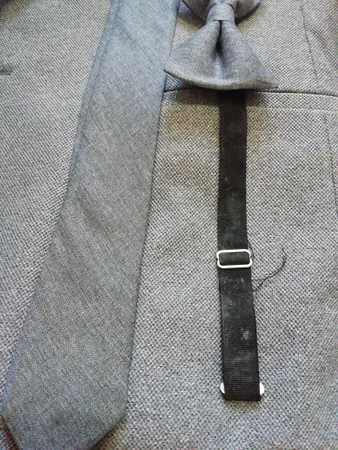 ست کراوات و پاپیون و گل کت هکس ایران مدل SET-KPG TS NKH