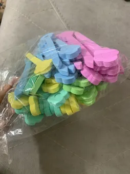 بیگودی مو مدل فومی بسته 50 عددی