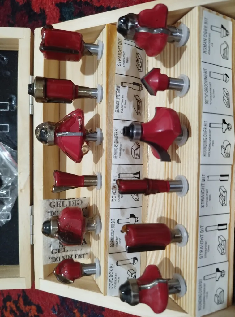 تیغ اورفرز رونیکس مدل RH-5341 مجموعه 12 عددی