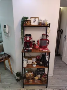 تجریه خرید شلف دیواری دیزم مدل کافی بار کد SLF_F100_60_BRN