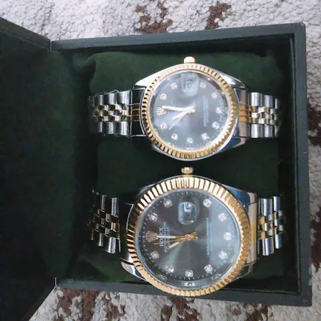 ست ساعت مچی عقربه ای زنانه و مردانه کد WHW_257