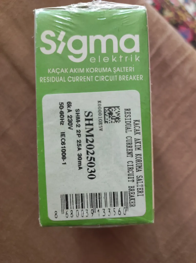 فیوز محافظ جان سیگما مدل 25A