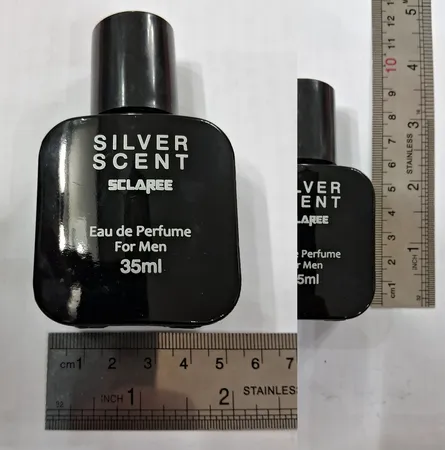 عطر جیبی مردانه اسکلاره مدل  Silver scent حجم 35 میلی لیتر مجموعه دو عددی